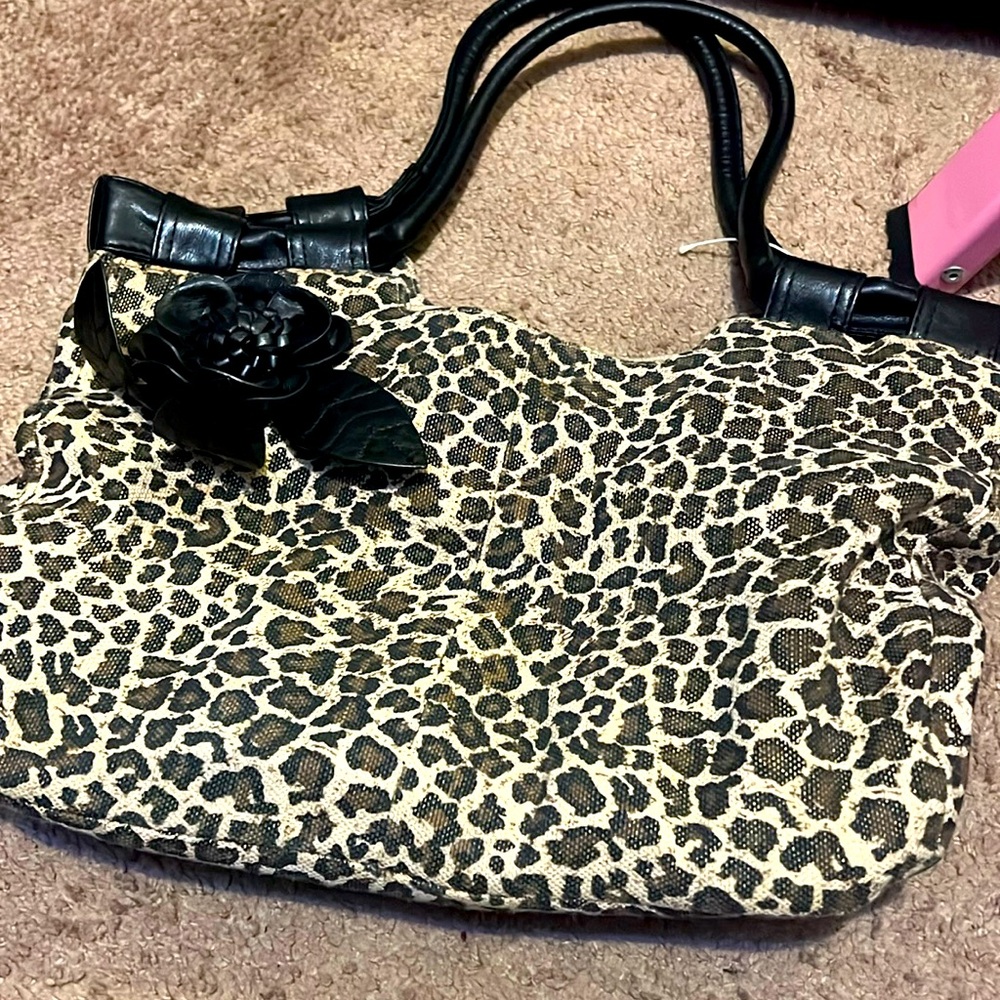 Cheetah Print Shoulder Bag